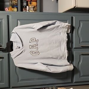 Gap hoodie stretchy. Baby blue. One large pocket front. Great condition